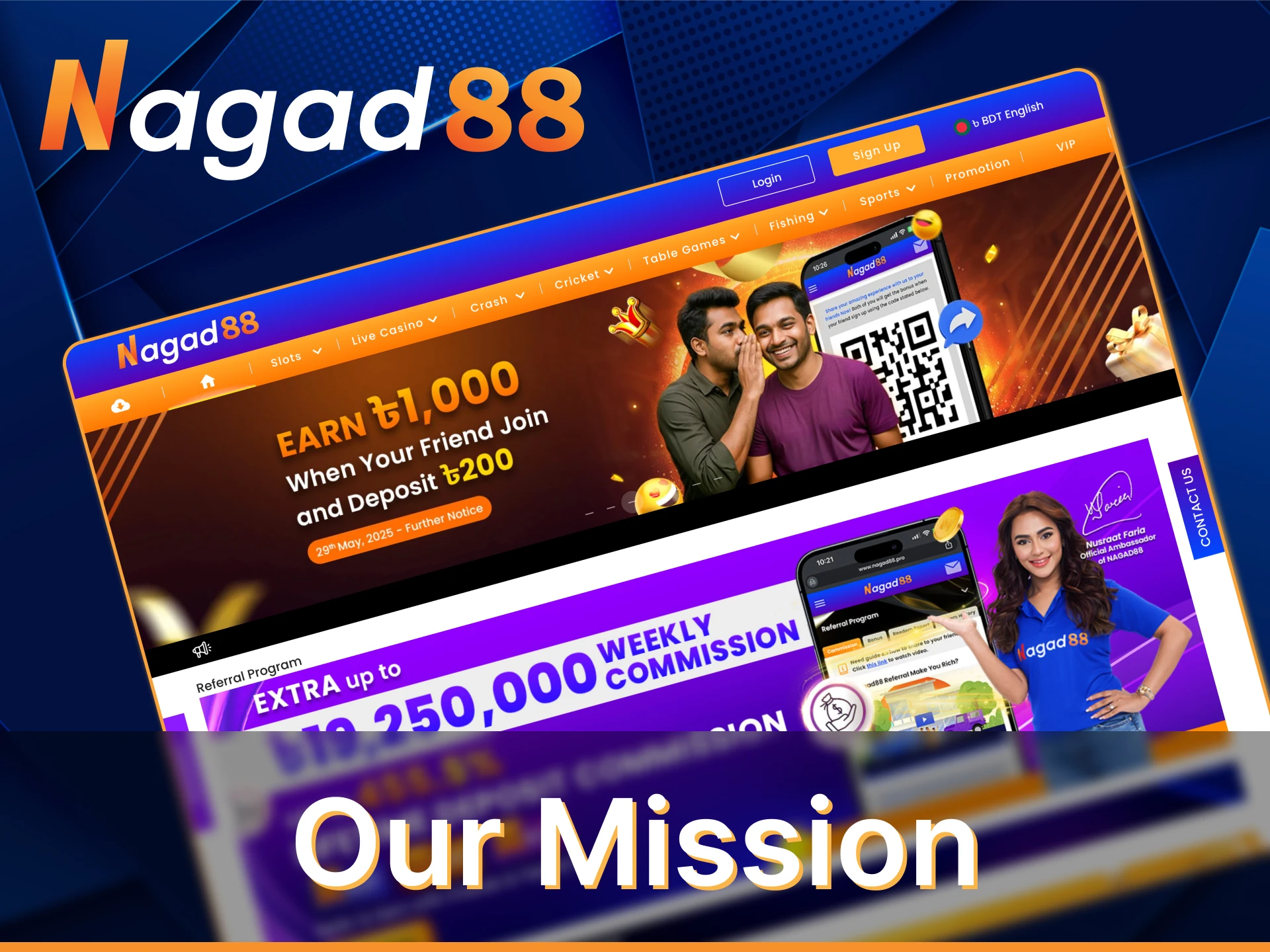 Learn more about the Nagad88 mission .